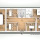 106 m2 Prefabrik Ofis & Yönetim Plan A