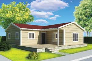 107 m2 Prefabrik Ev Görünüm