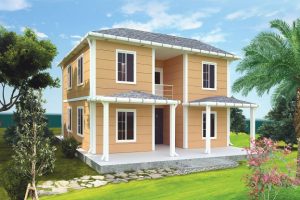 148 m2 Prefabrik Dublex Ev Görünüm