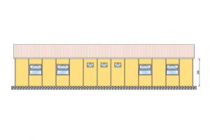 148 m2 Prefabrik Yatakhane Yan