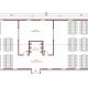 181 m2 Prefabrik Yemekhane Plan