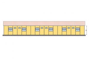 204 m2 Prefabrik Yatakhane Yan