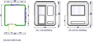 220X220 POLYESTER MOBO KABIN GUVENLIK