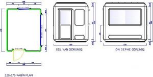 220X270 POLYESTER MOBO KABIN GUVENLIK