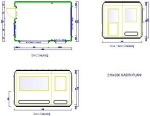 270X390 POLYESTER MOBO KABIN GUVENLIK