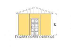 30 m2 Prefabrik Yatakhane Ön