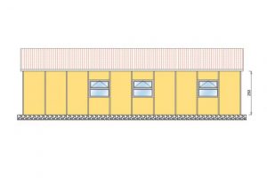 113m2 Prefabrik Yatakhane Yan