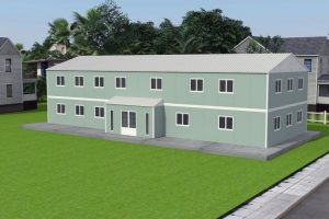 415 m2 Prefabrik Ofis & Yönetim Binası Görünüm
