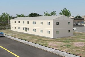 588 m2 Prefabrik Ofis & Yönetim Binası Görünüm
