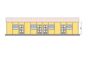 79 m2 Prefabrik Yatakhane Ön