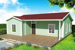 86 m2 Prefabrik Ev Görünüm