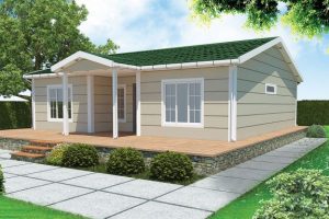 94 m2 Prefabrik Ev Görünüm